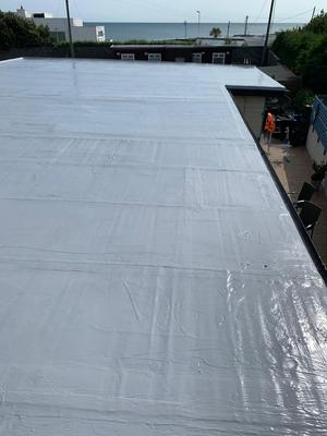 Here we have the after photographs of the felt roof job