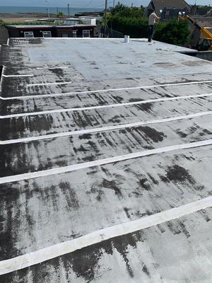 Here we have the before photographs of the felt roof job